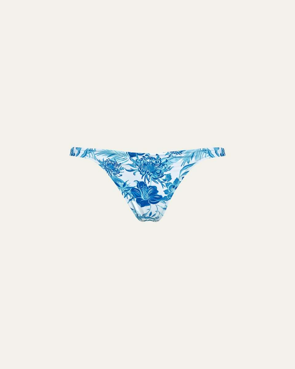 Tahiti Flowers Jersey Bikini Bottoms